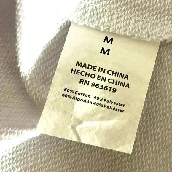 NWT Bebe White Logo Studded Long Sleeve Kangaroo Pocket Cropped Hoodie Size M - Picture 13 of 15